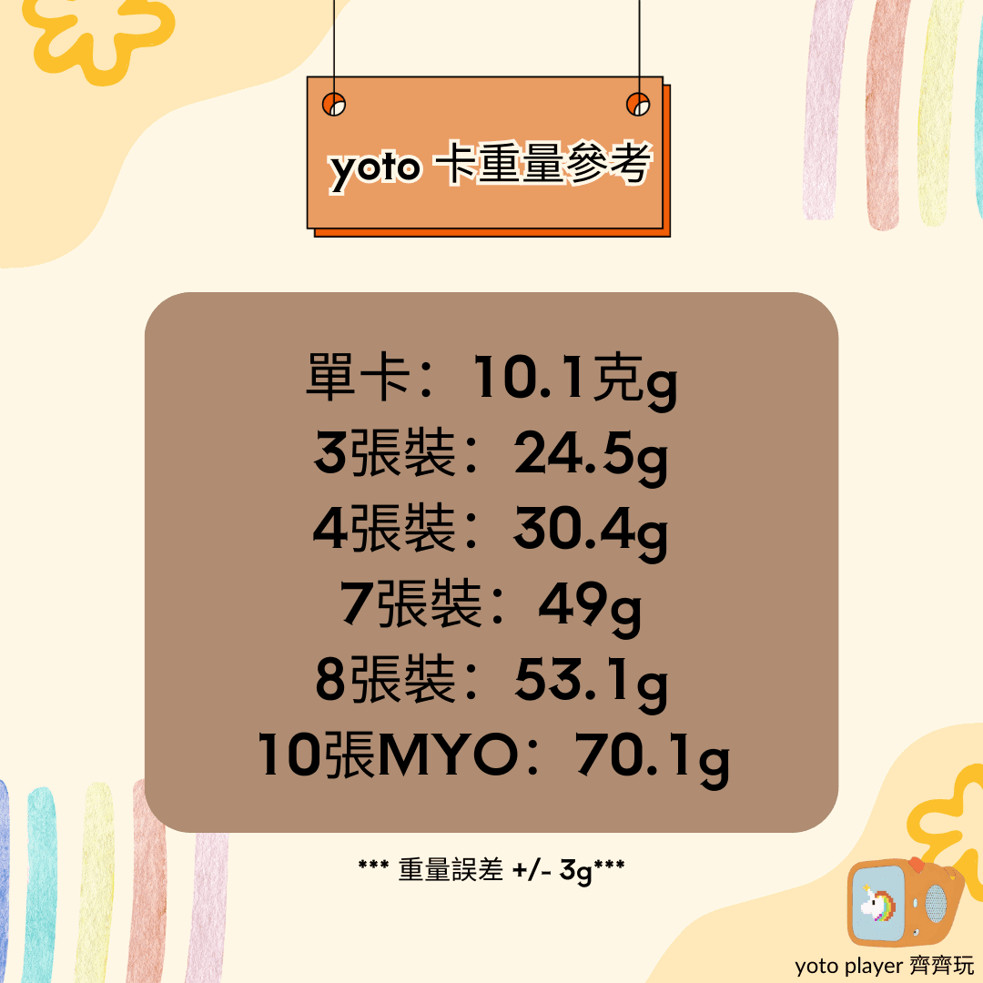 【Yoto卡重量及運費計算指南】— 如何輕鬆安排集運及購買Yoto卡? 內文圖片 2